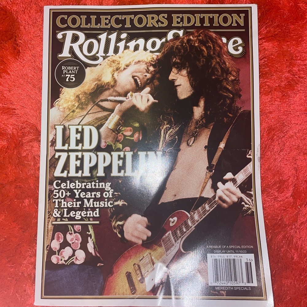 Rolling stone Led Zeppelin collectible magazine